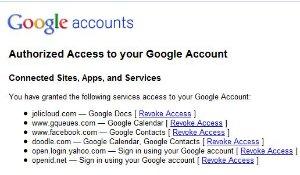 Accès compte Google