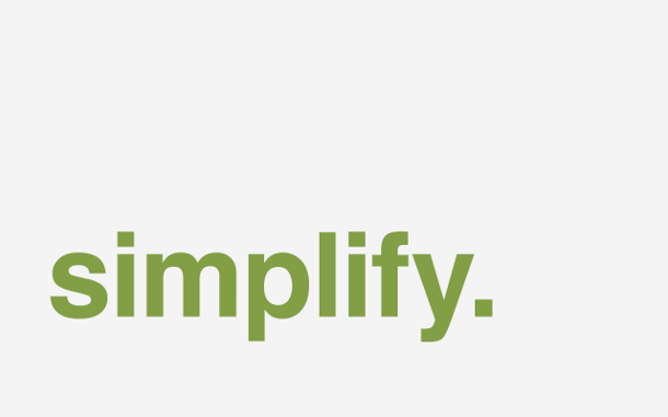 Simplify